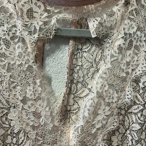 Free People Tell Tale Cutout Lace Tunic/mini dress - Picture 7 of 13